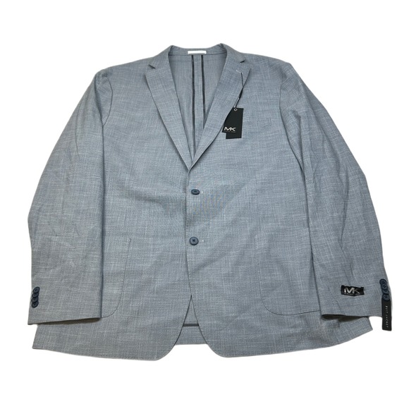 Michael Kors Sport Coat Mens 50L 40 Blue Modern Fit Stretch Classic‎ NEW